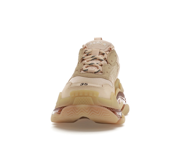Balenciaga Triple S Clear Sole Beige (Women's)