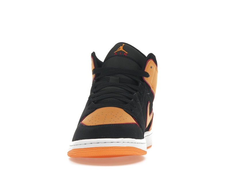 Jordan 1 Mid Fat Tongue Black Orange
