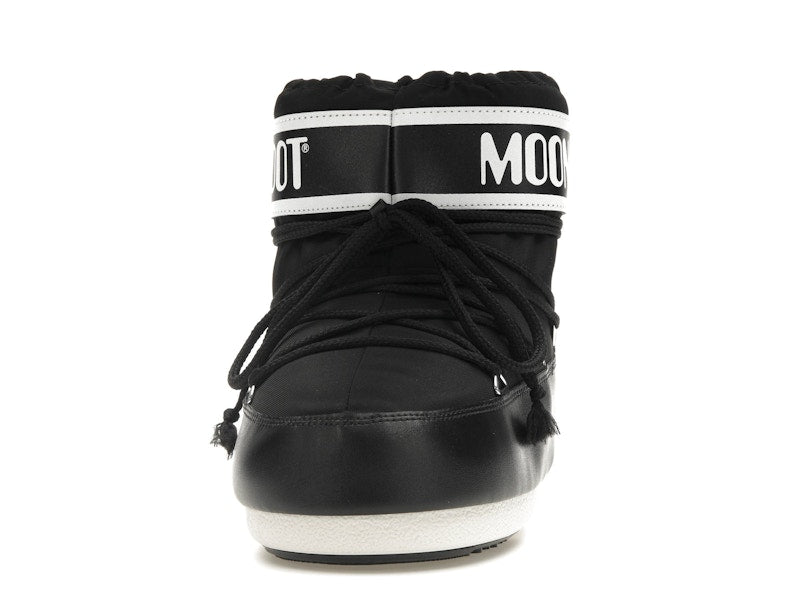 Moon Boot Icon Low Nylon Boot Black White