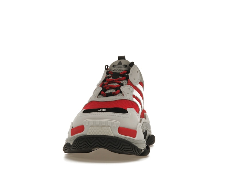 Balenciaga x adidas Triple S Red Grey Black