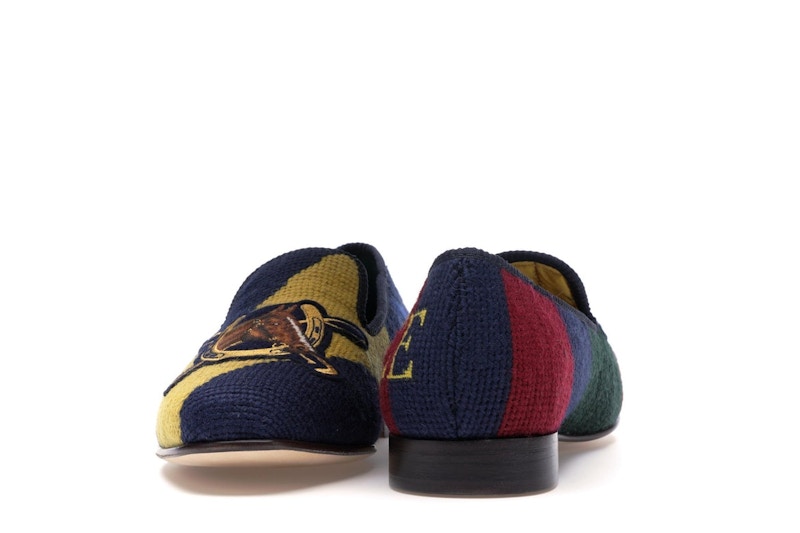 Ralph Lauren Formal Slipper Palace Engineered Equestrian Print