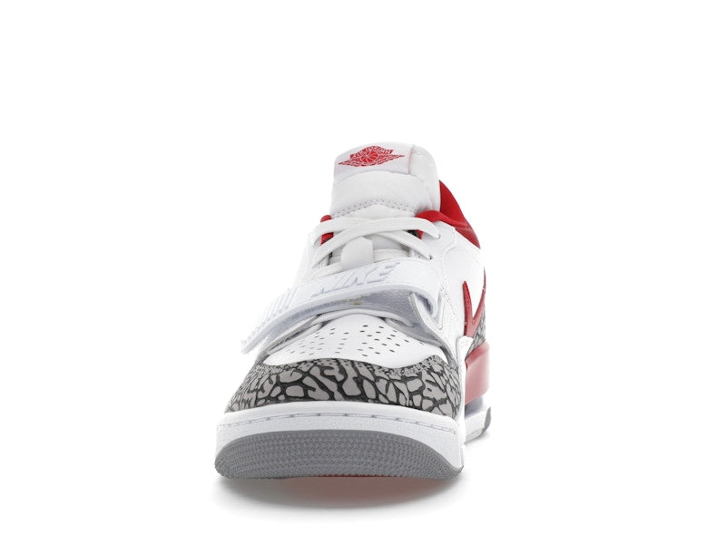 Jordan Legacy 312 Low White Cement Gym Red (Women's)