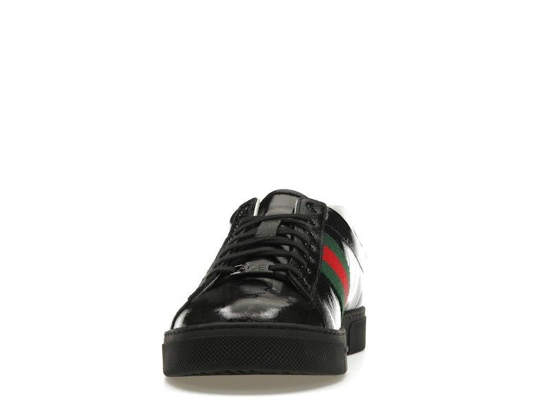 Gucci Ace GG Crystal Canvas Black