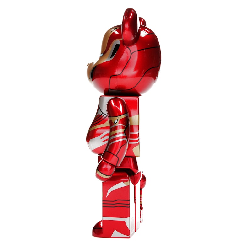 Bearbrick x Marvel Iron Man Mark 50 100% & 400% Set