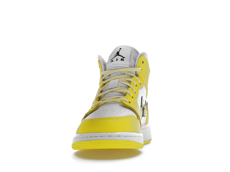 Jordan 1 Mid Dynamic Yellow Floral (GS)