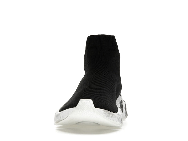 Balenciaga Speed 2.0 Graffiti Recycled Knit Black (Women's)