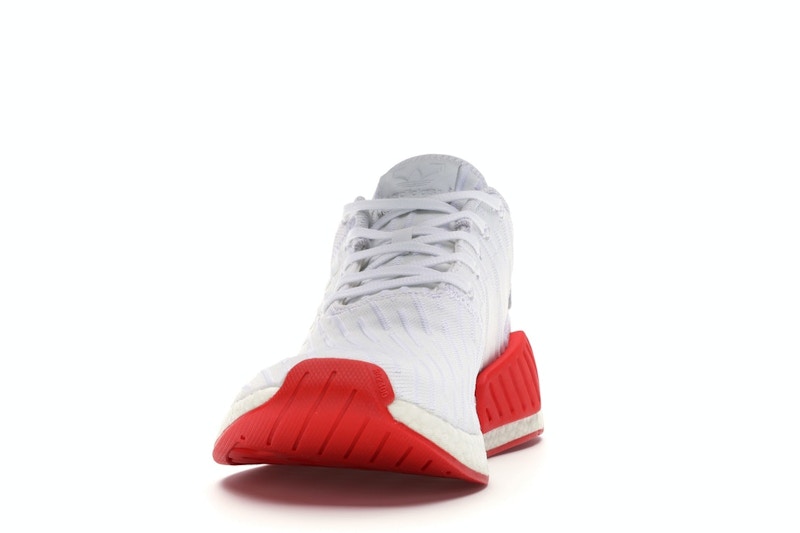 adidas NMD R2 White Core Red Two Toned