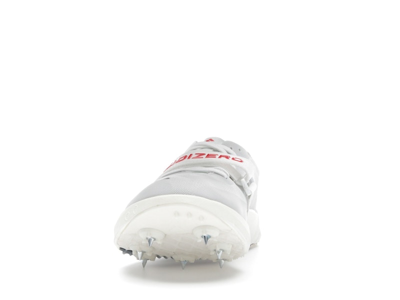 adidas Adizero TJ/PV Track and Field Cloud White Core Black Lucid Red