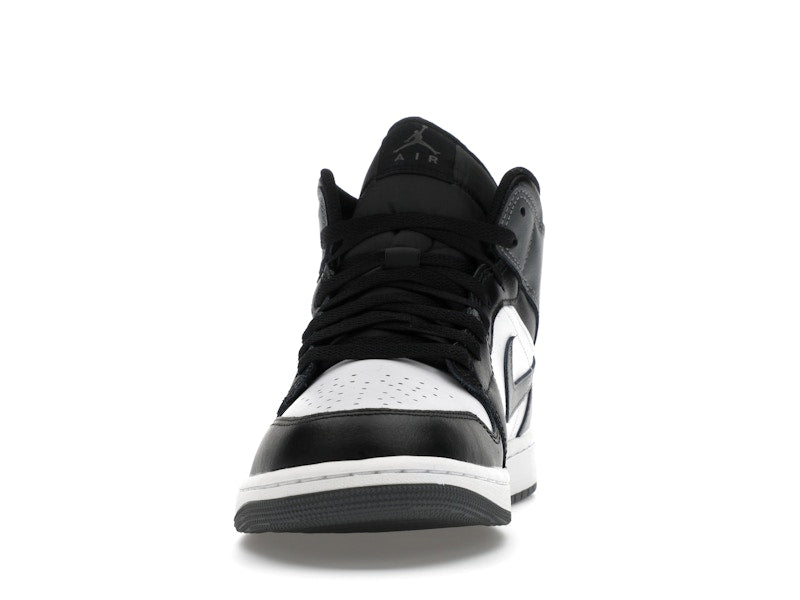 Jordan 1 Mid Black White Iron Grey