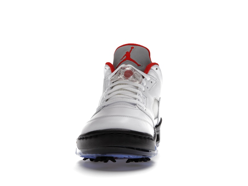 Jordan 5 Retro Low Golf Fire Red (Silver Tongue)