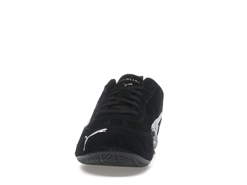 Balenciaga x Puma Speedcat Suede Distressed Black White