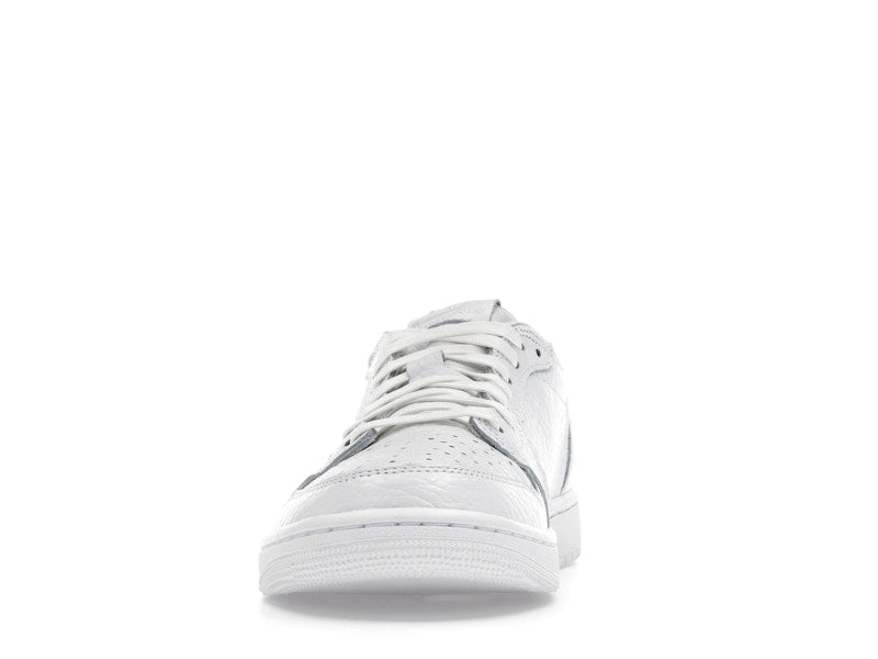 Jordan 1 Retro Low Swooshless Triple White (2025)