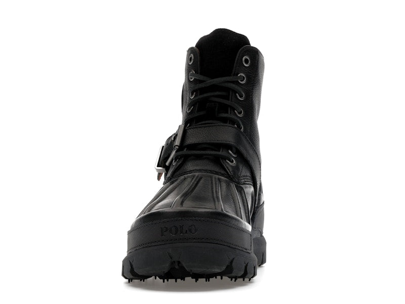 Polo Ralph Lauren Oslo High Oiled Leather Boot Black