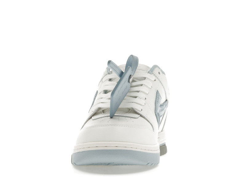 OFF-WHITE Out Of Office OOO Low Tops Embroidered Arrow White Light Blue