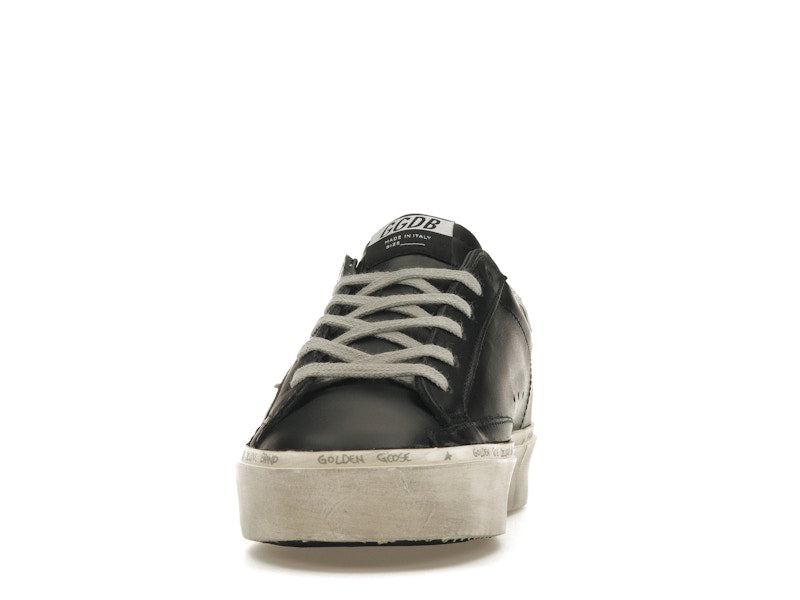 Golden Goose Hi-Star Black Silver (Women's)