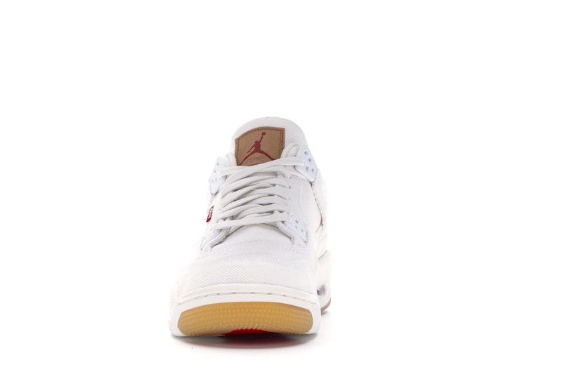 Jordan 4 Retro Levi's White (GS) (Levi's Tag)