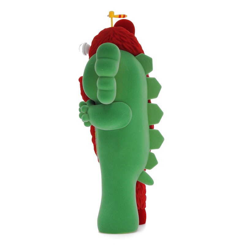 KAWS KACHAMUKKU Vinyl Figure Green/Red