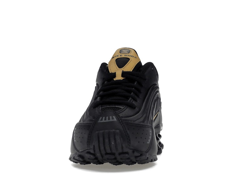 Nike Shox R4 Black Metallic Gold (GS)