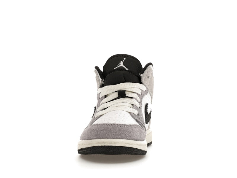 Jordan 1 Mid SE Craft White Cement Grey Black (PS)