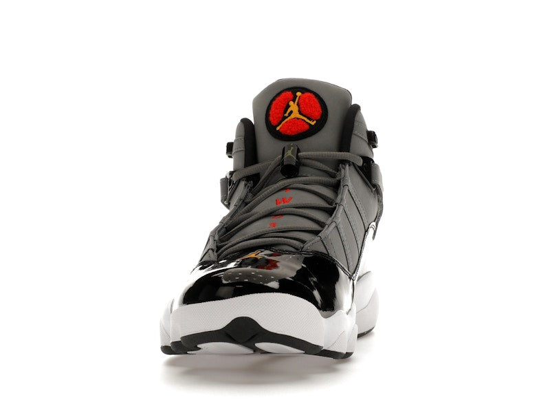 Jordan 6 Rings Smoke Grey Black Red Gold