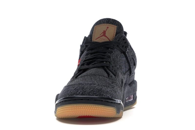 Jordan 4 Retro Levi's Black (GS) (Blank Tag)