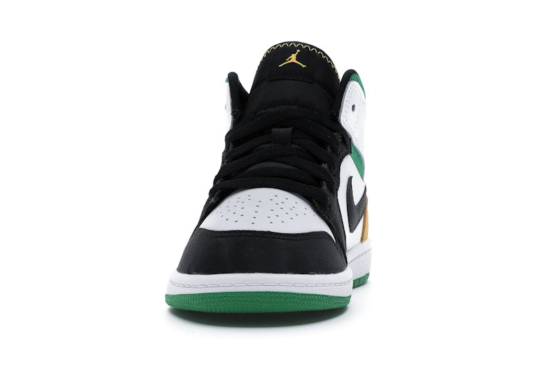 Jordan 1 Mid SE White Laser Orange Lucky Green (PS)
