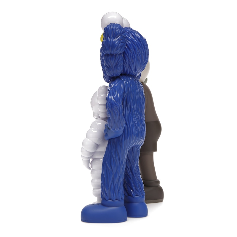 KAWS Family Vinyl Figures Brown/Blue/White
