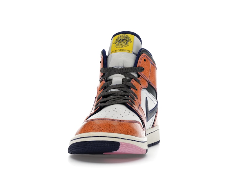Jordan 1 Mid SE Summit White Crimson Bliss Deep Royal Blue Iron Grey