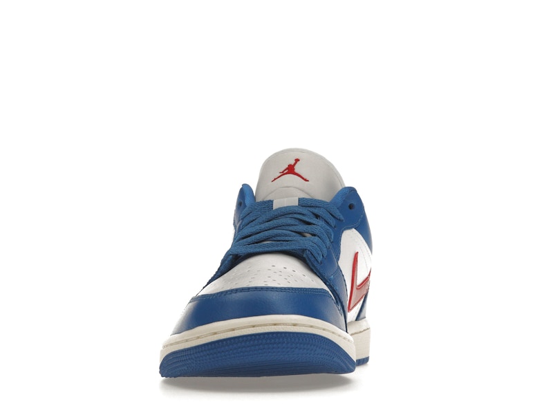 Jordan 1 Low Sport Blue Gym Red (Women's)