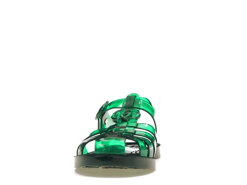 Gucci Double GG Sandal Green Black