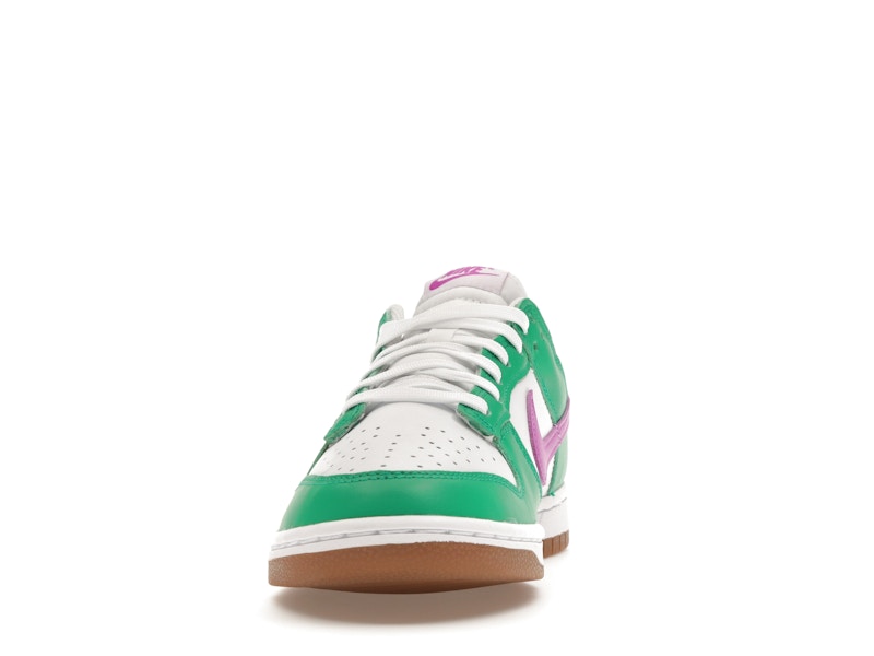 Nike Dunk Low White Stadium Green Fuchsia (Women's)