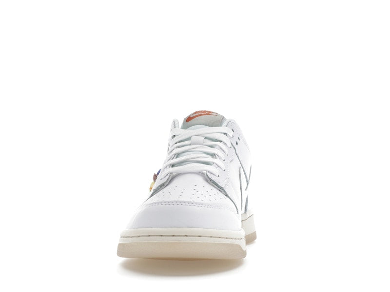 Nike Dunk Low SE Rainbow Lace Swoosh White (GS)