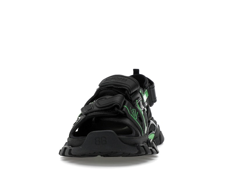 Balenciaga Track Sandal Black/Fluo Green