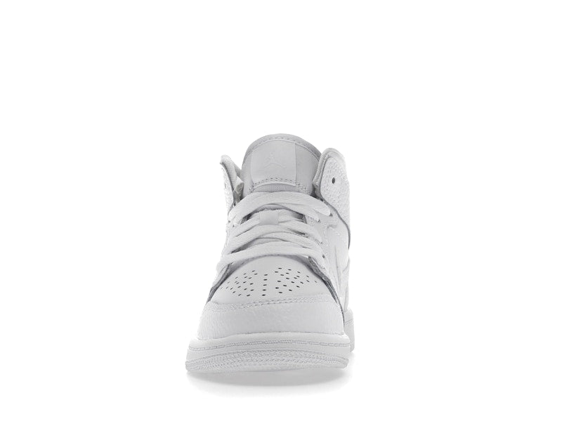 Jordan 1 Mid Triple White (2021) (PS)