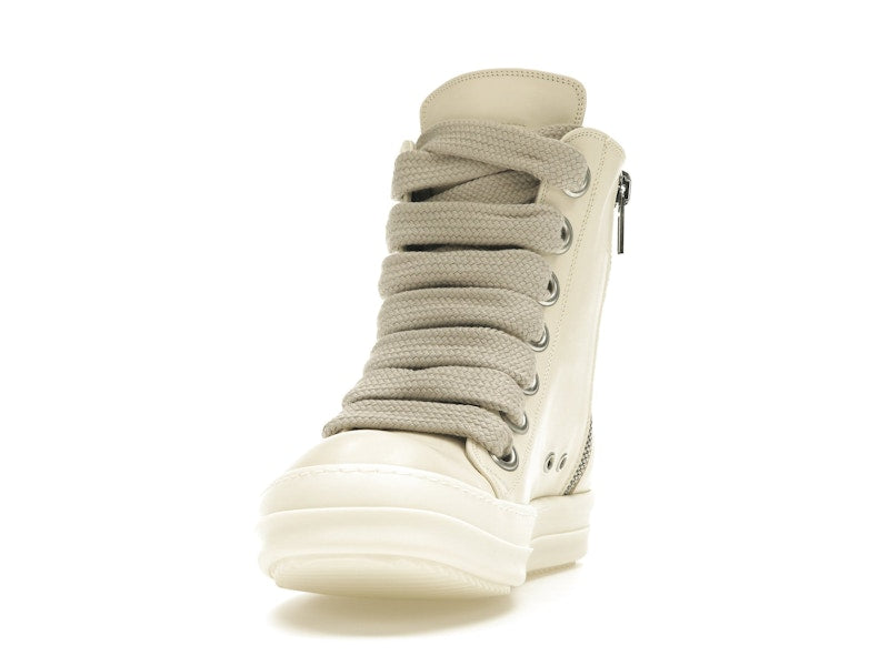 Rick Owens Lido High Sneaks Jumbo Laced Milk