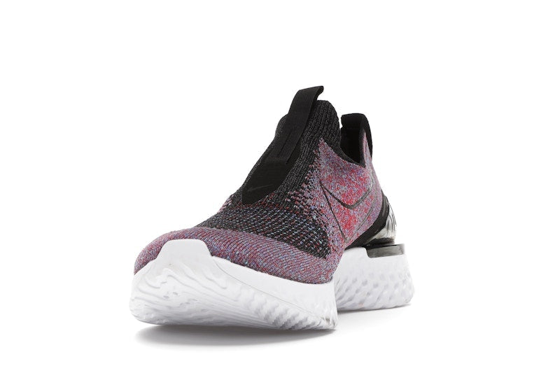 Nike Epic React Moc Flyknit Black University Red Hyper Jade