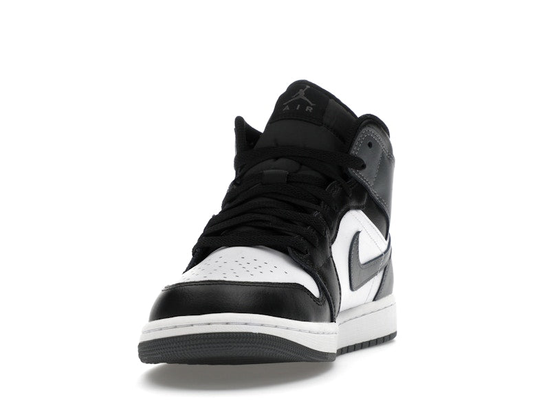 Jordan 1 Mid Black White Iron Grey
