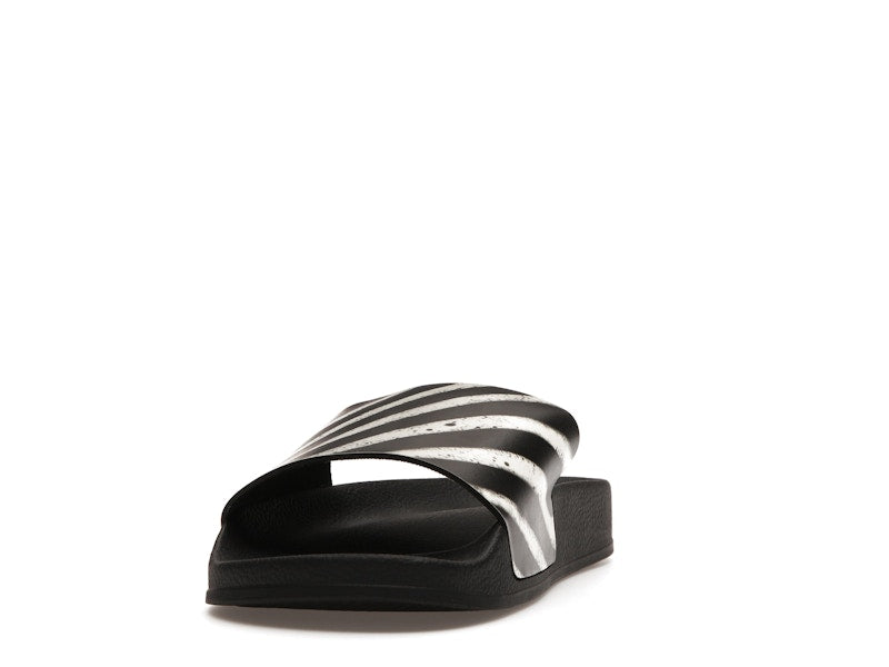 Off-White Spray Stripes Slides Black