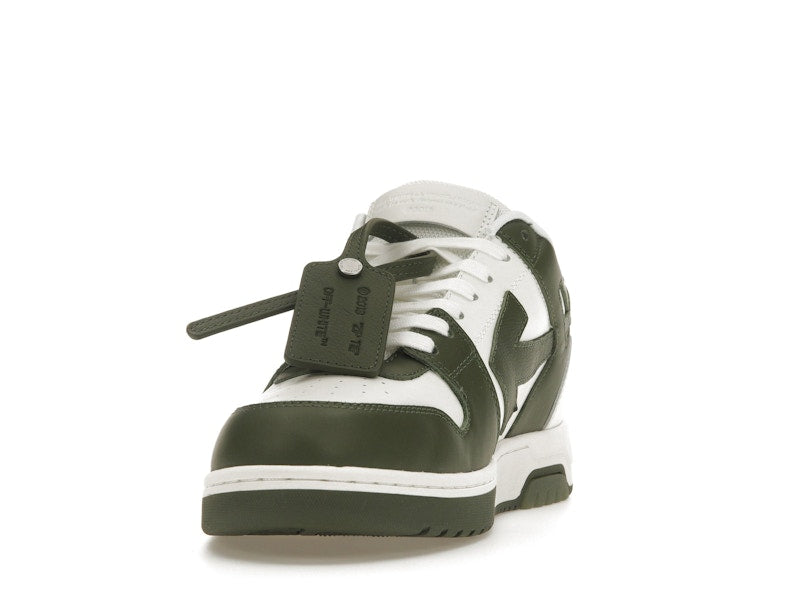 OFF-WHITE Out Of Office OOO Low Tops White Khaki