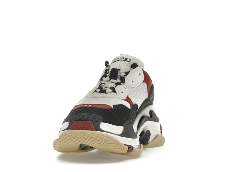 Balenciaga Triple S White Black Crimson