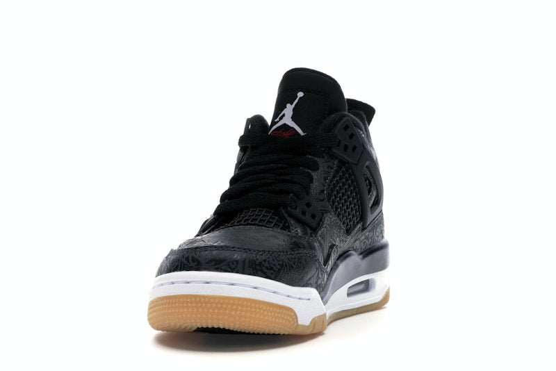 Jordan 4 Retro Laser Black Gum (GS)