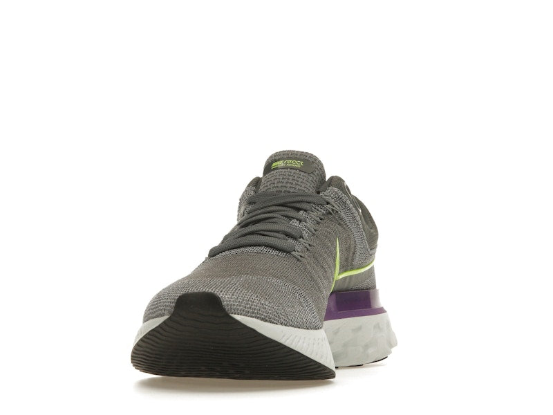 Nike React Infinity Run Flyknit 2 Grey Volt Wild Berry