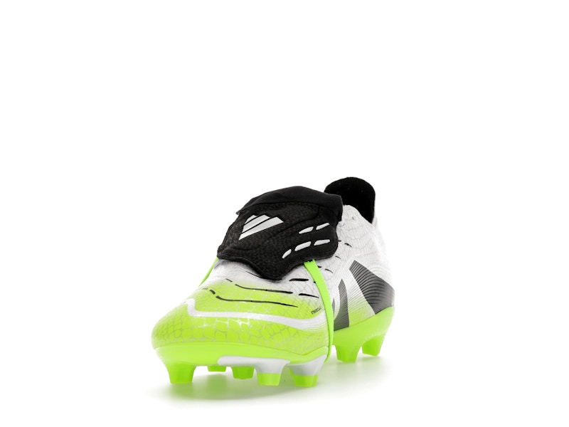 adidas Predator League Fold-Over Tongue FG/MG Cloud White Core Black Lucid Lemon
