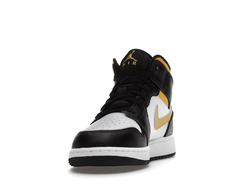 Jordan 1 Mid White Pollen Black (GS)