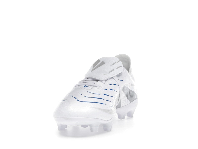 adidas Predator League Fold-Over Tongue FG/MG Cloud White Silver Metallic Bright Royal