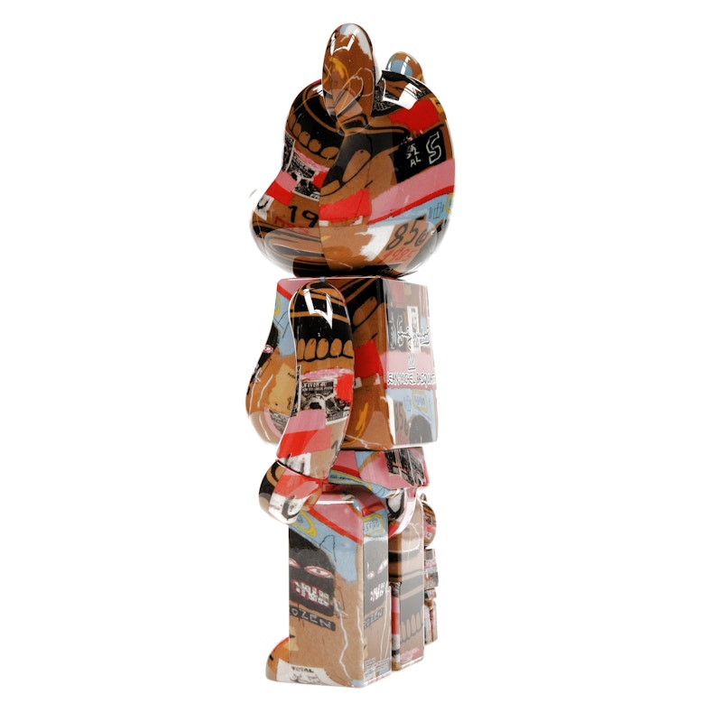 Bearbrick Andy Warhol x JEAN-MICHEL BASQUIAT #2 100% & 400% Set