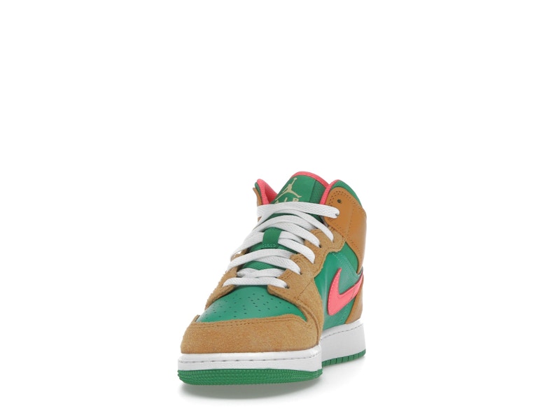 Jordan 1 Mid SE Chutney Lucky Green (GS)