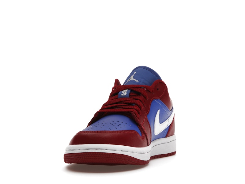 Jordan 1 Low Pomegranate Medium Blue (Women's)