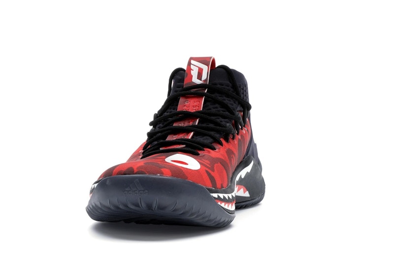 adidas Dame 4 A Bathing Ape Red