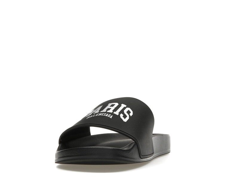 Balenciaga City Pool Slide Paris Black